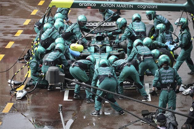 18 STROLL Lance (can), Aston Martin F1 Team AMR22, action during the Formula 1 Grand Prix de Monaco 2022, 7th round of the 2022 FIA Formula One World Championship, WM, Weltmeisterschaft on the Circuit de Monaco, from May 27 to 29, 2022 in Monte-Carlo, Monaco - F1 - MONACO GRAND PRIX 2022 - Race DPPI Panoramic  0012201908046