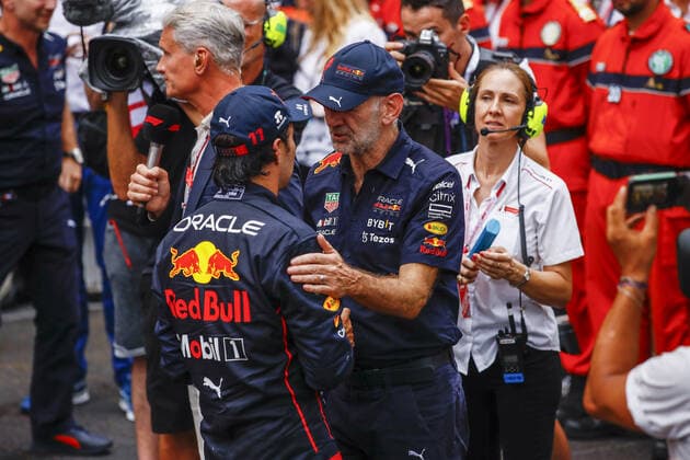 PEREZ Sergio (mex), Red Bull Racing RB18, portrait NEWEY Adrian, Chief Technical Officer of Red Bull Racing, portrait during the Formula 1 Grand Prix de Monaco 2022, 7th round of the 2022 FIA Formula One World Championship, WM, Weltmeisterschaft on the Circuit de Monaco, from May 27 to 29, 2022 in Monte-Carlo, Monaco - F1 - MONACO GRAND PRIX 2022 - Race DPPI Panoramic 00122019__B3_0372