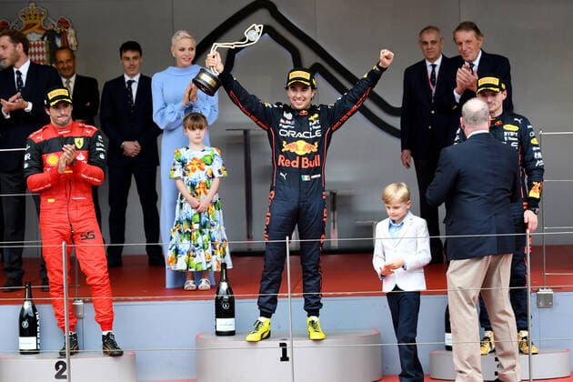 Formula 1 Monaco GP 2022 Podium Formula 1 Monaco on 29 05 2022 Copyright: xBEAUTIFULxSPORTS Erlhofx