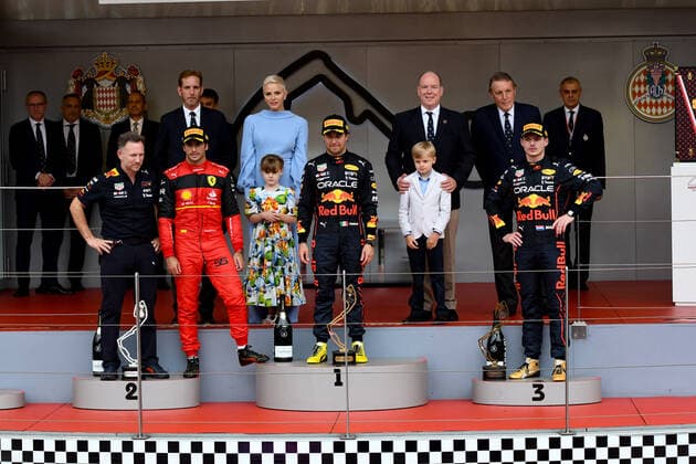 Formula 1 Monaco GP 2022 Podium Formula 1 Monaco on 29 05 2022 Copyright: xBEAUTIFULxSPORTS Erlhofx