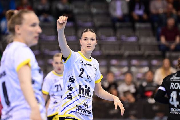 Handball I Women I Season 2021 2022 I OLYMP Final4 2022 I Match for 3rd place I Buxtehuder SV Thüringer HC I 29 05 2022 Close-up, single photo, crop, portrait, portrait, single photo, single photo, body Liv Süchting 2, Buxtehuder Sportverein Stuttgart Porsche Arena Baden Württemberg Germany Copyright: xLobeca FelixxSchlikisx