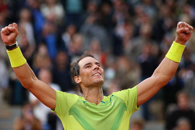 2022 French Open - Day Eight Rafael Nadal after his match against Felix Auger-Aliassime on Philipe Chatrier court in the 2022 French Open 4th Round. Paris France  Copyright: xIbrahimxEzzatx originalFilename:ezzat-notitle220529_npYgd.jpg