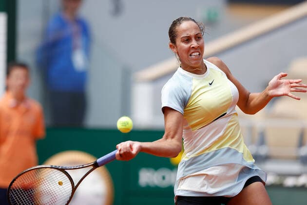 30 05 2022, Tennis, French Open 2022 Roland Garros, FRA, Paris, Roland Garros picture v li Madison Keys USA Copyright: HMBxMedia AntonioxBorga