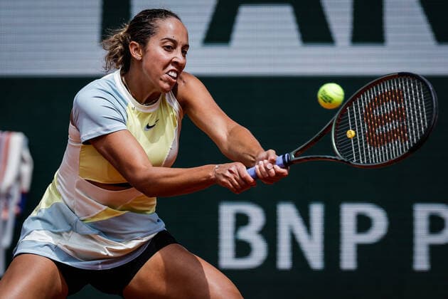 May 30, 2022, Paris, France, France: Madison KEYS of United States during the Day nine of Roland-Garros 2022, French Open 2022, Grand Slam tennis tournament at the Roland-Garros stadium on May 30, 2022 in Paris, France. Paris France - ZUMAm308 20220530_zsp_m308_004 Copyright: xMatthieuxMirvillex