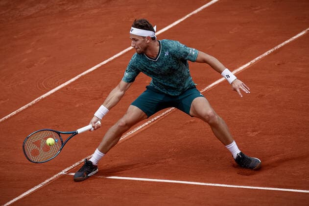 Casper RUUD (NOR) contre Hubert HURKACZ (POL) TENNIS : Roland Garros 2022 - 1 8e de finale - 30 05 2022 AurelienMorissard Panoramic 