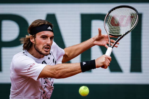May 30, 2022, Paris, France, France: Stefanos TSITSIPAS of Greece during the Day nine of Roland-Garros 2022, French Open 2022, Grand Slam tennis tournament at the Roland-Garros stadium on May 30, 2022 in Paris, France. Paris France - ZUMAm308 20220530_zsp_m308_017 Copyright: xMatthieuxMirvillex