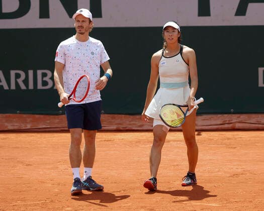 French Open 2022, Wesley Koolhof and Ena Shibahara, Mixed Doubles Tennis French Open 2022 Grand Slam ATP WTA ITF Roland Garros Paris France 30 May 2022 Copyright: xJuergenxHasenkopfx