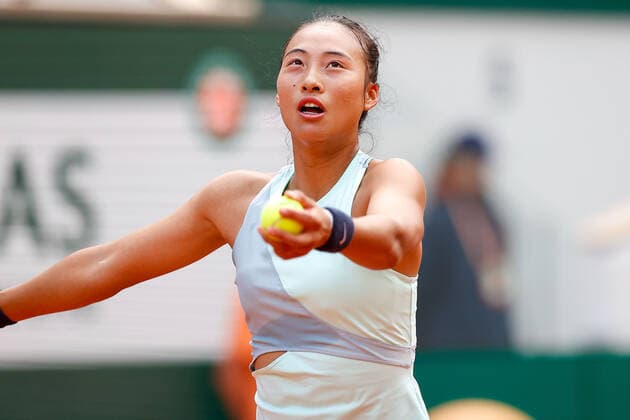 30 05 2022, Tennis, French Open 2022 Roland Garros, FRA, Paris, Roland Garros v Zheng Qinwen Tennis, French Open 2022 Roland Garros Paris Copyright: xBeckerxEibner-Pressefotox EP_hec