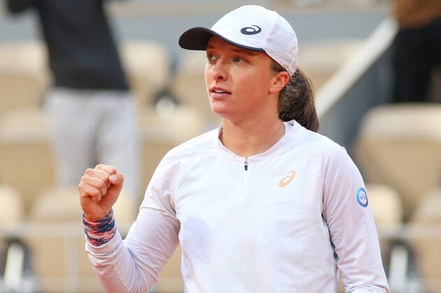 2022 French Open - Day Nine Iga Swiatek after her match against Zheng Qinwen on Philipe Chatrier court in the 2022 French Open 4th Round. Paris France  Copyright: xIbrahimxEzzatx originalFilename:ezzat-notitle220530_np2Kl.jpg