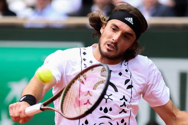 2022 French Open - Day Nine Stefanos Tsitsipas during his match against Holger Rune on Philipe Chatrier court in the 2022 French Open 4th Round. PARIS France  Copyright: xIbrahimxEzzatx originalFilename:ezzat-notitle220530_npvtB.jpg