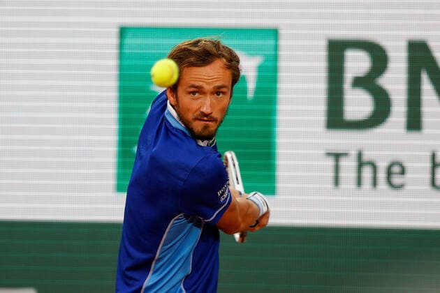 30 05 2022, tennis, French Open 2022 Roland Garros, FRA, Paris, Roland Garros image v Daniil Sergeyevich Medvedev Copyright: HMBxMedia AntonioxBorga