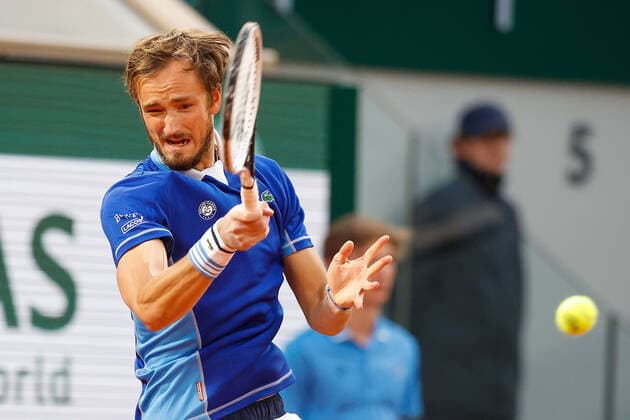 30 05 2022, tennis, French Open 2022 Roland Garros, FRA, Paris, Roland Garros image v Daniil Sergeyevich Medvedev Copyright: HMBxMedia AntonioxBorga