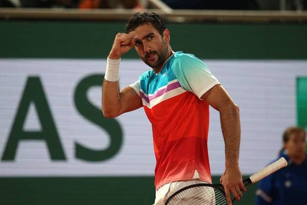 Roland Garros 2022 PARIS, IF - 30.05.2022: ROLAND GARROS 2022 - Marin Cilic (CRO) during the Roland Garros 2022 tournament held in Paris, France. (Photo: Andre Chaco Fotoarena) x2213382x  AndrexChaco
