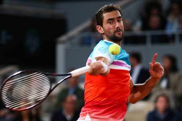 2022 French Open - Day Nine Marin Cilic during his match against Daniil Medvedev on Philip Chatrier court in the 2022 French Open 4th Round. PARIS France  Copyright: xIbrahimxEzzatx originalFilename:ezzat-notitle220530_npzdk.jpg
