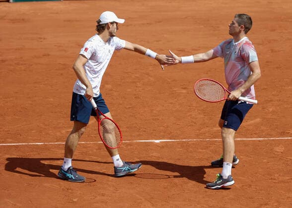 French Open 2022, Wesley Koolhof, Neil Skupski, Mens Doubles Tennis French Open 2022 Grand Slam ATP WTA ITF Roland Garros Paris France 31 May 2022 Copyright: xJuergenxHasenkopfx
