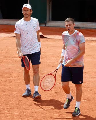 French Open 2022, Wesley Koolhof, Neil Skupski, Mens Doubles Tennis French Open 2022 Grand Slam ATP WTA ITF Roland Garros Paris France 31 May 2022 Copyright: xJuergenxHasenkopfx