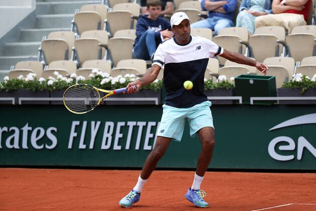 Roland Garros 2022 PARIS, IF - 31.05.2022: ROLAND GARROS 2022 - RajeevRam (USA) during the Roland Garros 2022 tournament held in Paris, France. (Photo: Andre Chaco Fotoarena) x2213628x  AndrexChaco