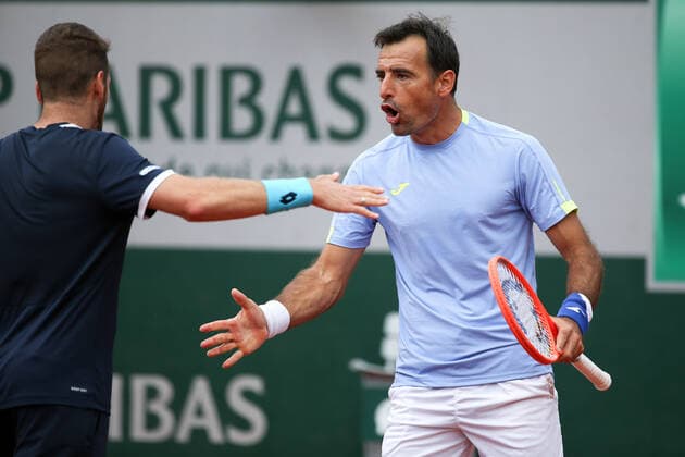 Roland Garros 2022 PARIS, IF - 31.05.2022: ROLAND GARROS 2022 - Ivan Dodig (CRO) during the Roland Garros 2022 tournament held in Paris, France. (Photo: Andre Chaco Fotoarena) x2213633x  AndrexChaco
