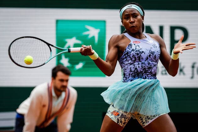 May 31, 2022, Paris, France, France: Coco GAUFF of United States during the Day ten of Roland-Garros 2022, French Open 2022, Grand Slam tennis tournament at the Roland-Garros stadium on May 31, 2022 in Paris, France. Paris France - ZUMAm308 20220531_zsp_m308_010 Copyright: xMatthieuxMirvillex