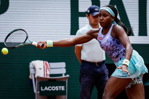 May 31, 2022, Paris, France, France: Coco GAUFF of United States during the Day ten of Roland-Garros 2022, French Open 2022, Grand Slam tennis tournament at the Roland-Garros stadium on May 31, 2022 in Paris, France. Paris France - ZUMAm308 20220531_zsp_m308_014 Copyright: xMatthieuxMirvillex