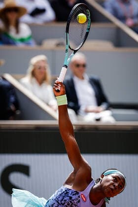 May 31, 2022, Paris, France, France: Coco GAUFF of United States during the Day ten of Roland-Garros 2022, French Open 2022, Grand Slam tennis tournament at the Roland-Garros stadium on May 31, 2022 in Paris, France. Paris France - ZUMAm308 20220531_zsp_m308_015 Copyright: xMatthieuxMirvillex