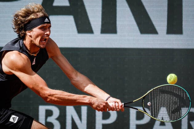 May 31, 2022, Paris, France, France: Alexander ZVEREV of Germany during the Day ten of Roland-Garros 2022, French Open 2022, Grand Slam tennis tournament at the Roland-Garros stadium on May 31, 2022 in Paris, France. Paris France - ZUMAm308 20220531_zsp_m308_022 Copyright: xMatthieuxMirvillex