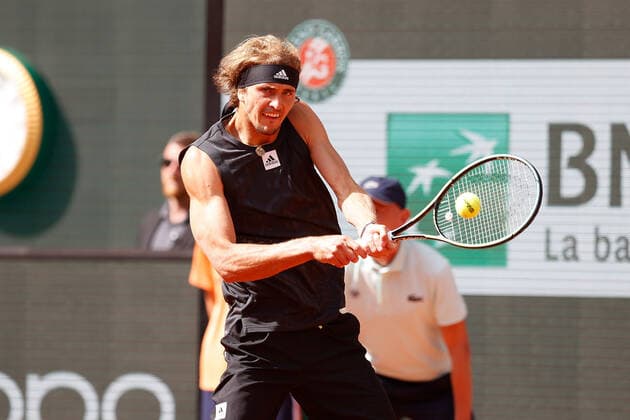31 05 2022, Tennis, French Open 2022 Roland Garros, FRA, Paris, Roland Garros v l Alexander Zverev GER Tennis, French Open 2022 Roland Garros Paris Copyright: xBeckerxEibner-Pressefotox EP_hec