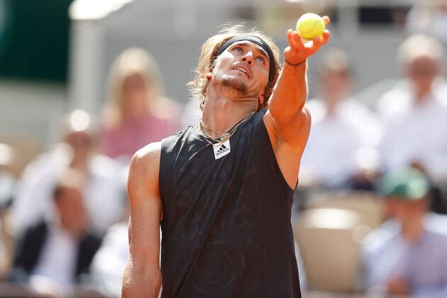 31 05 2022, Tennis, French Open 2022 Roland Garros, FRA, Paris, Roland Garros v l Alexander Zverev GER Tennis, French Open 2022 Roland Garros Paris Copyright: xBeckerxEibner-Pressefotox EP_hec