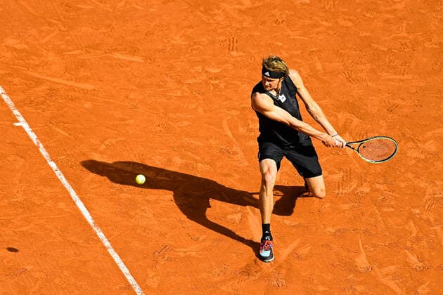 Alexander Zverev ( Allemagne ) - TENNIS : Roland Garros 2022 - Internationaux de France - 31 05 2022 FedericoPestellini Panoramic 