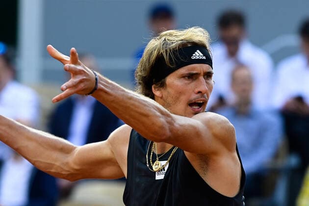 Alexander Zverev ( Allemagne ) - TENNIS : Roland Garros 2022 - Internationaux de France - 31 05 2022 FedericoPestellini Panoramic 