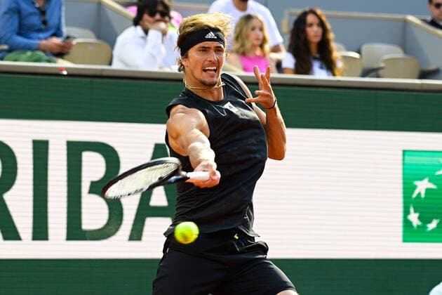 Alexander Zverev ( Allemagne ) - TENNIS : Roland Garros 2022 - Internationaux de France - 31 05 2022 FedericoPestellini Panoramic 