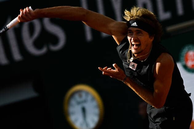 Alexander Zverev ( Allemagne ) - TENNIS : Roland Garros 2022 - Internationaux de France - 31 05 2022 FedericoPestellini Panoramic 