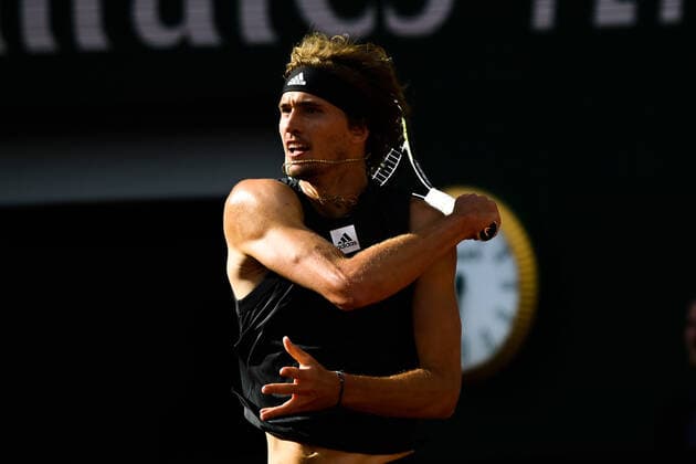 Alexander Zverev ( Allemagne ) - TENNIS : Roland Garros 2022 - Internationaux de France - 31 05 2022 FedericoPestellini Panoramic 