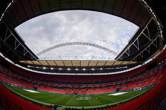 Argentina Training Session And press conference, PK, Pressekonferenz - Finalissima 2022 General view inside the stadium during the Argentina Training Session at Wembley Stadium on May 31, 2022 in London, England. London England  Copyright: xJosexBretonx originalFilename:breton-argentin220531_npYky.jpg