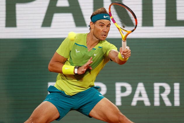 31 05 2022, Tennis, French Open 2022 Roland Garros, FRA, Paris, Roland Garros Picture v l Rafael Nadal ESP Copyright: HMBxMedia AntonioxBorga