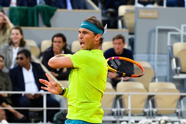 Rafael Nadal ( Espagne ) TENNIS : Roland Garros 2022 - Internationaux de France - 31 05 2022 FedericoPestellini Panoramic 