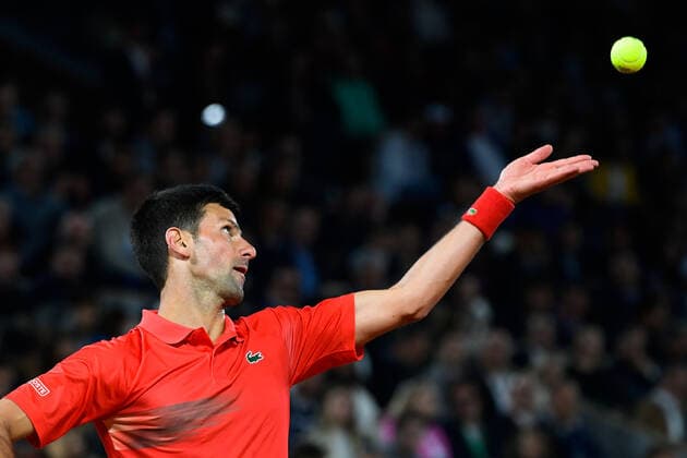 Novak Djokovic ( Serbie ) TENNIS : Roland Garros 2022 - Internationaux de France - 31 05 2022 FedericoPestellini Panoramic 