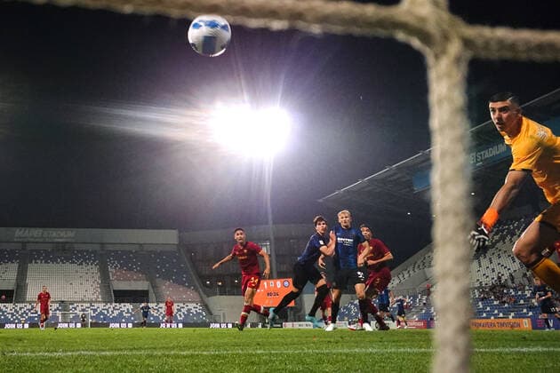 Photo Massimo Paolone LaPresse May 31, 2022 Reggio Emilia, Italy soccer Roma vs Inter - Italian Football Championship Primavera TIMVISION 2021 2022 - Mapei stadium In the pic: Cesare Casadei (F.C.Internazionale) goal 1-1  Copyright: xMassimoxPaolone LaPressex