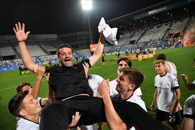 Photo Massimo Paolone LaPresse May 31, 2022 Reggio Emilia, Italy soccer Roma vs Inter - Italian Football Championship Primavera TIMVISION 2021 2022 - Mapei stadium In the pic: Inter wins  Copyright: xMassimoxPaolone LaPressex
