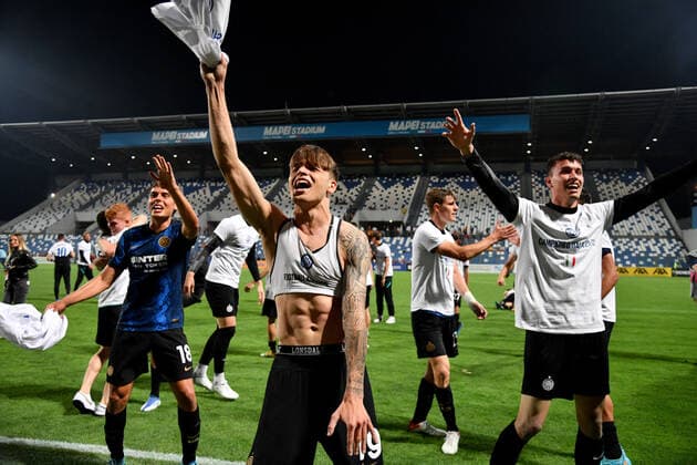 Photo Massimo Paolone LaPresse May 31, 2022 Reggio Emilia, Italy soccer Roma vs Inter - Italian Football Championship Primavera TIMVISION 2021 2022 - Mapei stadium In the pic: Inter wins  Copyright: xMassimoxPaolone LaPressex