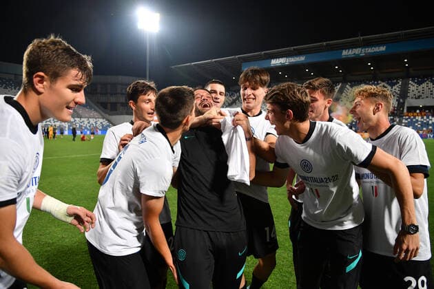 Photo Massimo Paolone LaPresse May 31, 2022 Reggio Emilia, Italy soccer Roma vs Inter - Italian Football Championship Primavera TIMVISION 2021 2022 - Mapei stadium In the pic: Inter wins  Copyright: xMassimoxPaolone LaPressex