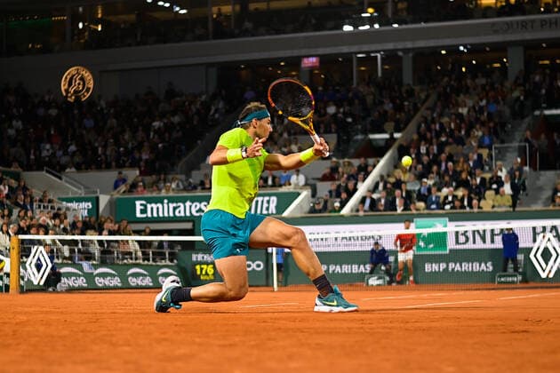 Rafael Nadal ( Espagne ) TENNIS : Roland Garros 2022 - Internationaux de France - 31 05 2022 FedericoPestellini Panoramic 
