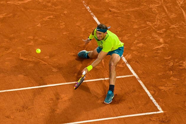 Rafael Nadal ( Espagne ) TENNIS : Roland Garros 2022 - Internationaux de France - 31 05 2022 FedericoPestellini Panoramic 