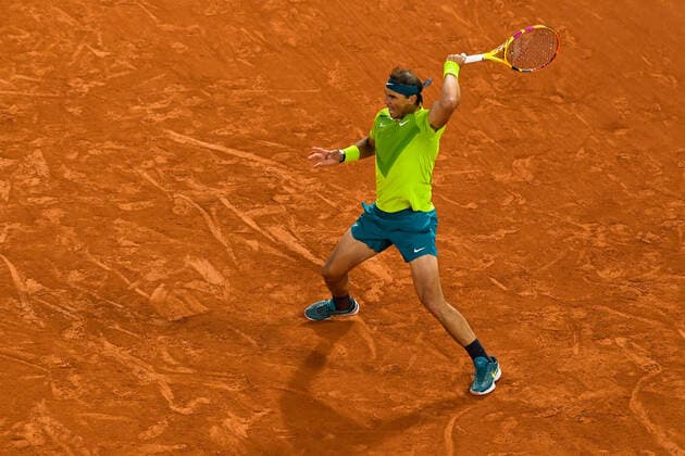 Rafael Nadal ( Espagne ) TENNIS : Roland Garros 2022 - Internationaux de France - 31 05 2022 FedericoPestellini Panoramic 