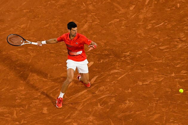 Novak Djokovic ( Serbie ) TENNIS : Roland Garros 2022 - Internationaux de France - 31 05 2022 FedericoPestellini Panoramic 