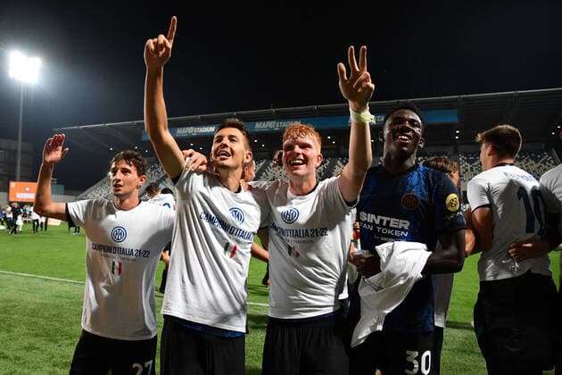 Photo Massimo Paolone LaPresse May 31, 2022 Reggio Emilia, Italy soccer Roma vs Inter - Italian Football Championship Primavera TIMVISION 2021 2022 - Mapei stadium In the pic: Inter wins  Copyright: xMassimoxPaolone LaPressex