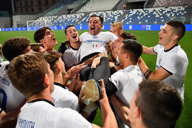 Photo Massimo Paolone LaPresse May 31, 2022 Reggio Emilia, Italy soccer Roma vs Inter - Italian Football Championship Primavera TIMVISION 2021 2022 - Mapei stadium In the pic: Inter wins  Copyright: xMassimoxPaolone LaPressex