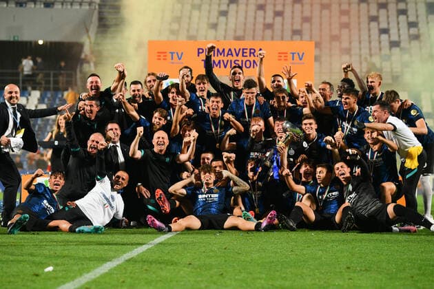 Photo Massimo Paolone LaPresse May 31, 2022 Reggio Emilia, Italy soccer Roma vs Inter - Italian Football Championship Primavera TIMVISION 2021 2022 - Mapei stadium In the pic: Inter wins  Copyright: xMassimoxPaolone LaPressex
