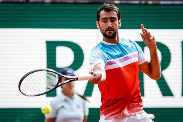 June 1, 2022, Paris, France, France: Marin CILIC of Croatia during the Day eleven of Roland-Garros 2022, French Open 2022, Grand Slam tennis tournament at the Roland-Garros stadium on June 01, 2022 in Paris, France. Paris France - ZUMAm308 20220601_zsp_m308_020 Copyright: xMatthieuxMirvillex