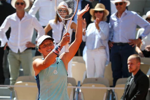 Roland Garros 2022 PARIS, IF - 01.06.2022: ROLAND GARROS 2022 - Iga Swiatek (POL) during the Roland Garros 2022 tournament held in Paris, France. (Photo: Andre Chaco Fotoarena) x2214370x  AndrexChaco